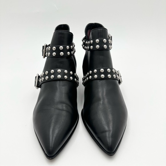 Marc by Marc Jacob’s Carroll Black Studded Ankle Booties - Picture 3 of 11